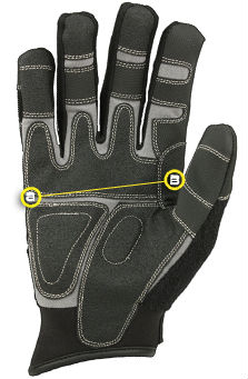 PROFI Rigger Gloves Roadie Handschuhe Gr 9 fingerlos Leder Rigging Montage L 